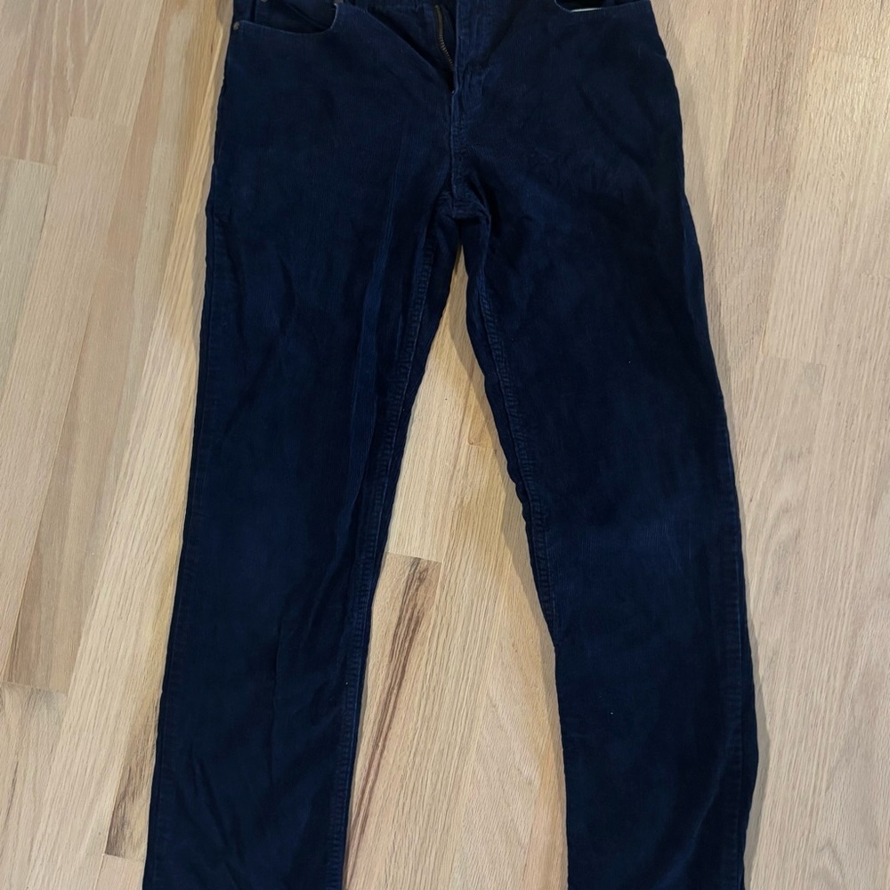 Landsend kids corduroy pants in Navy Blue